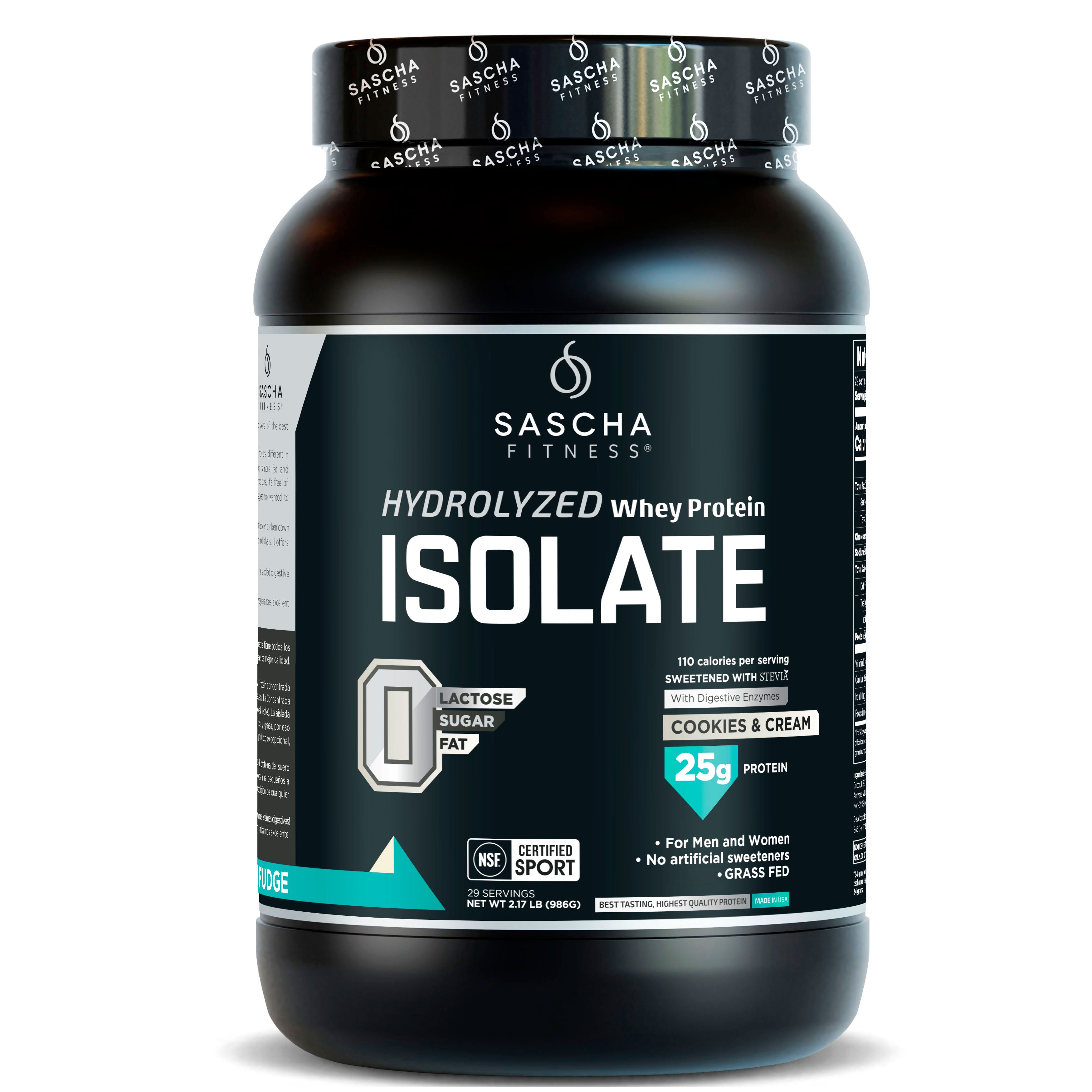 aoi ザホエイ塩キャラメル＋BCAA2kg HYDROLYZED WHEY PROTEIN ISOLATE COOKIES & CREAM – SaschaFitness
