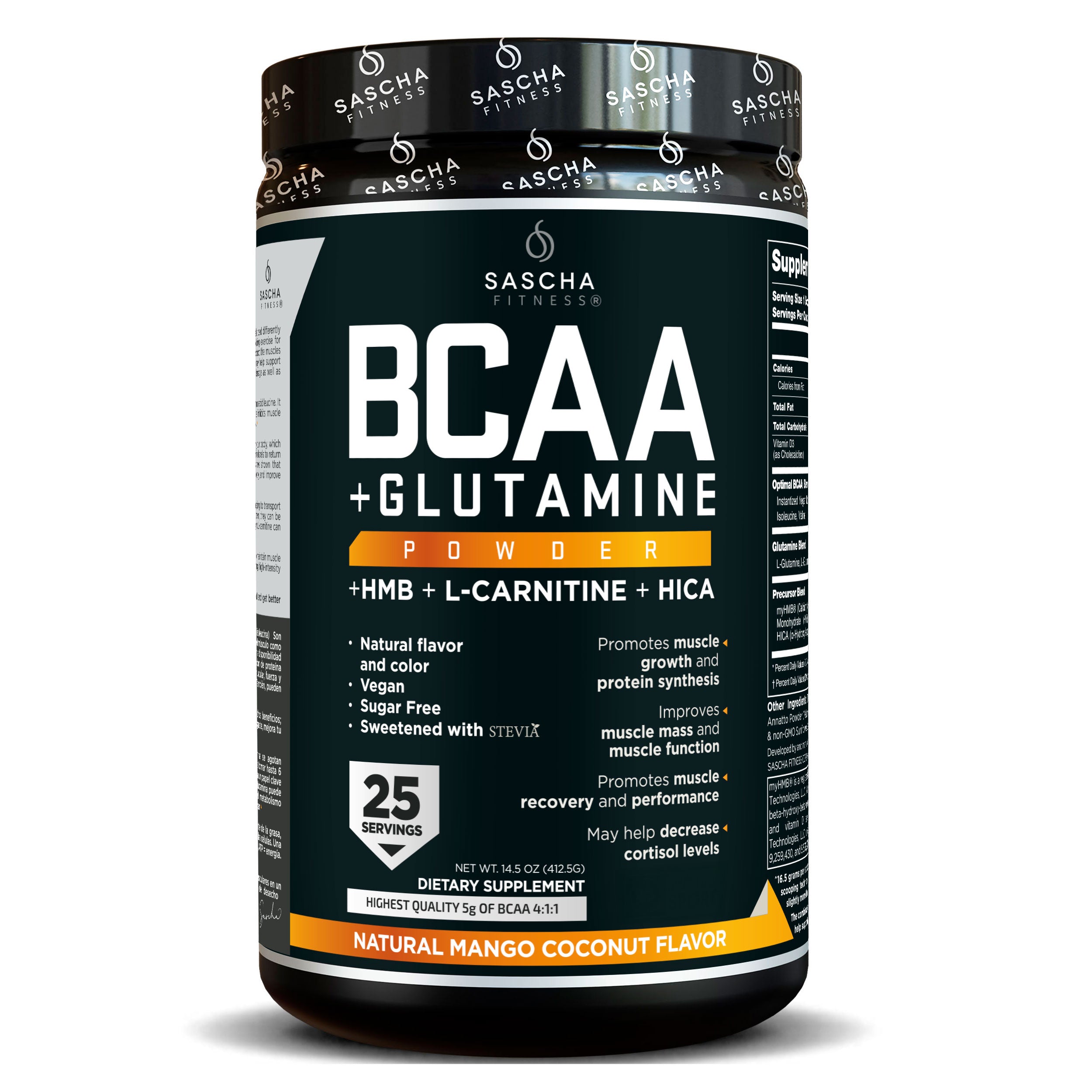 BCAA NATURAL MANGO COCO – SaschaFitness