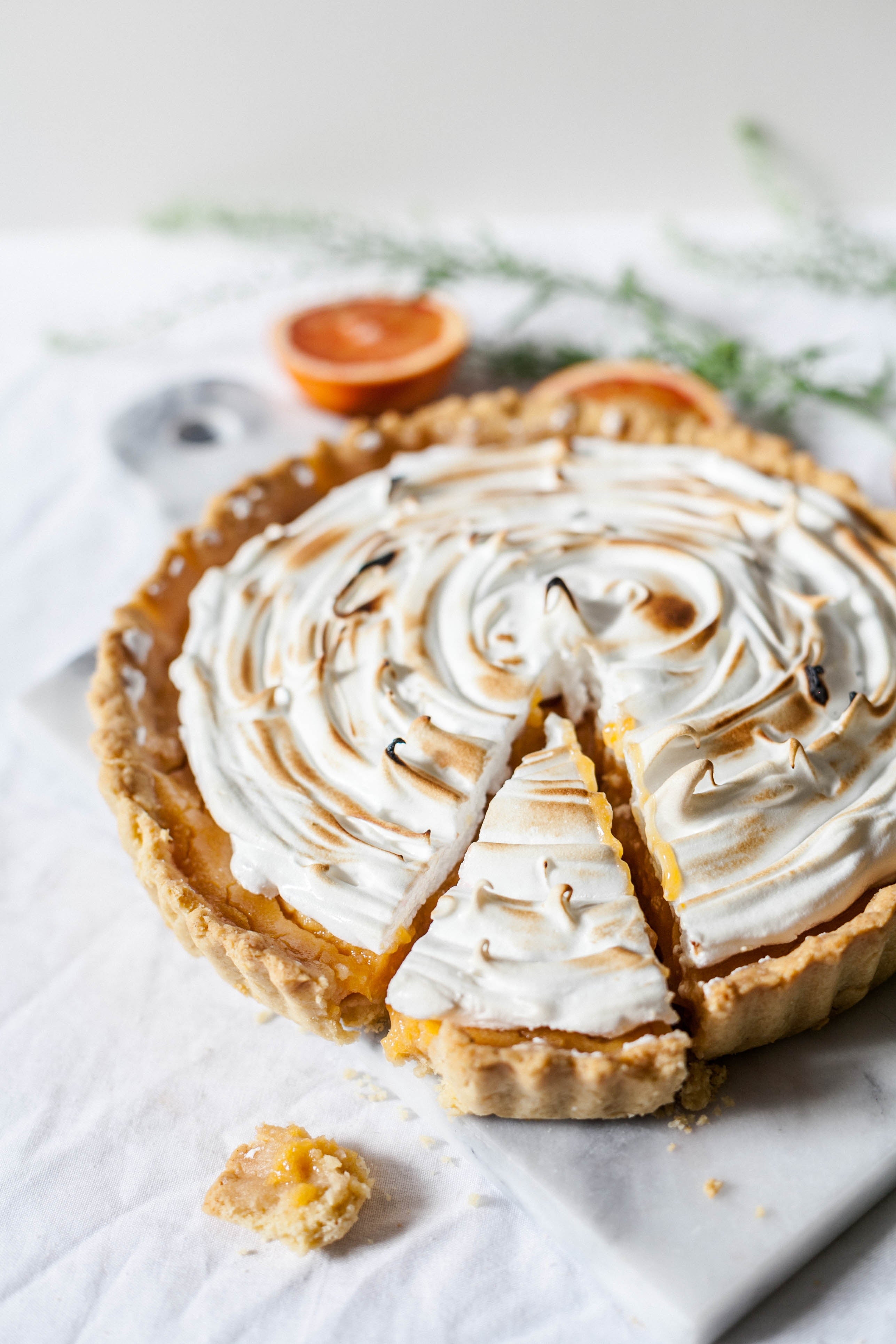 Receta de pie de naranja fit