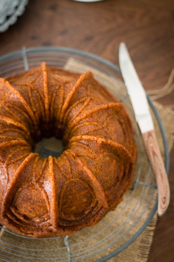 Bundt Cake de zanahoria y coco