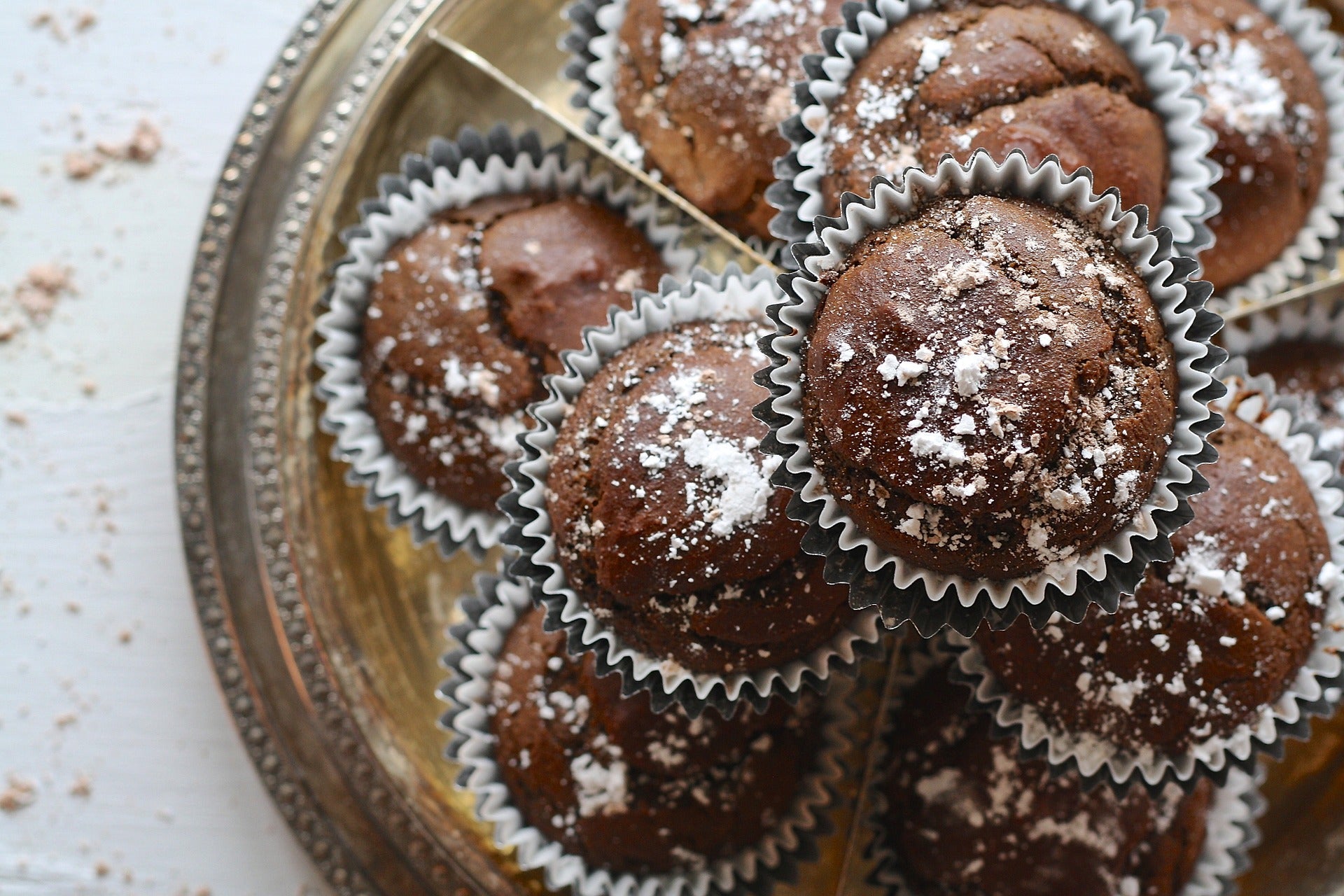 Cupcakes fit de chocolate