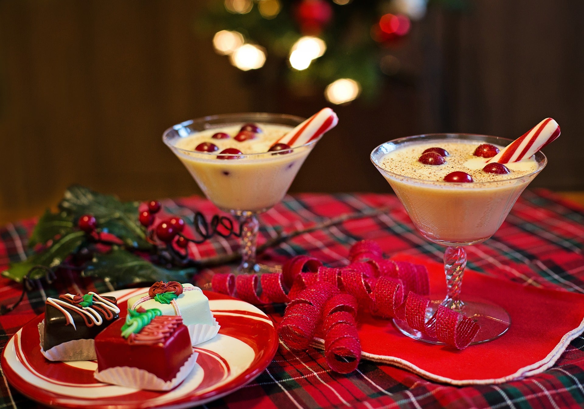 Receta de ponche crema navideño light