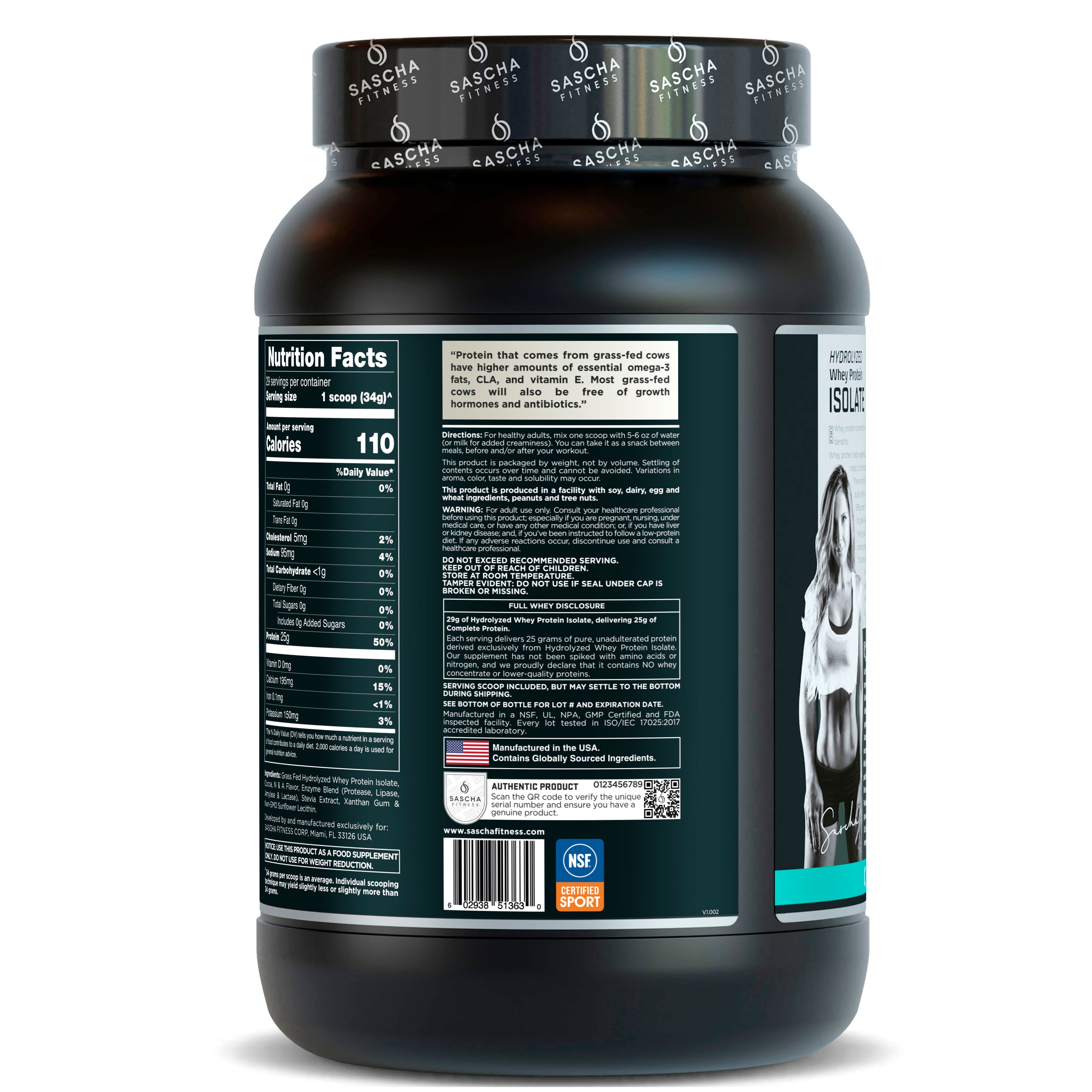 aoi ザホエイ塩キャラメル＋BCAA2kg HYDROLYZED WHEY PROTEIN ISOLATE COOKIES & CREAM – SaschaFitness