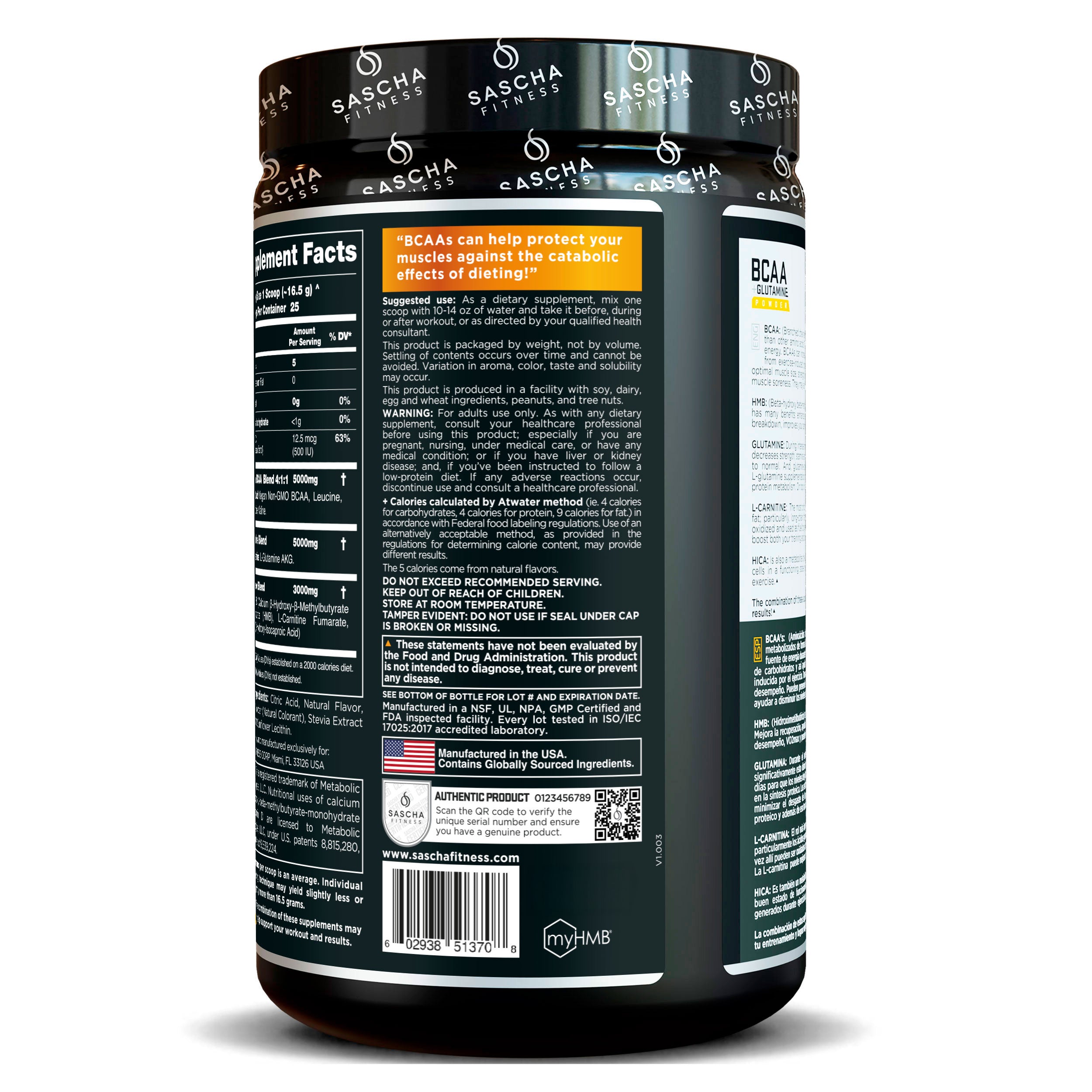 BCAA NATURAL MANGO COCO SaschaFitness BCAA NATURAL MANGO COCO SaschaFitness